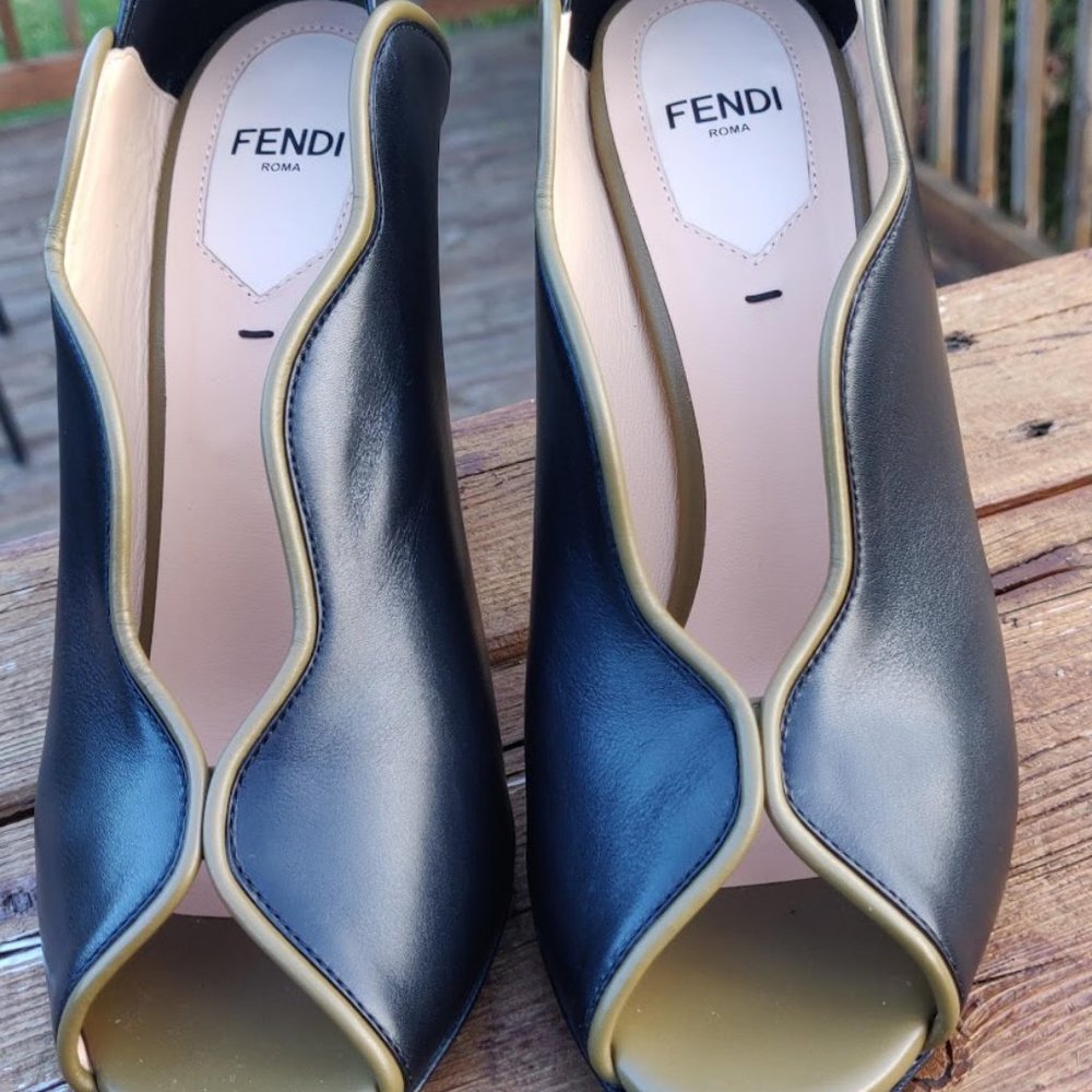 FENDI Open Toe Pumps - Picture 2 of 7